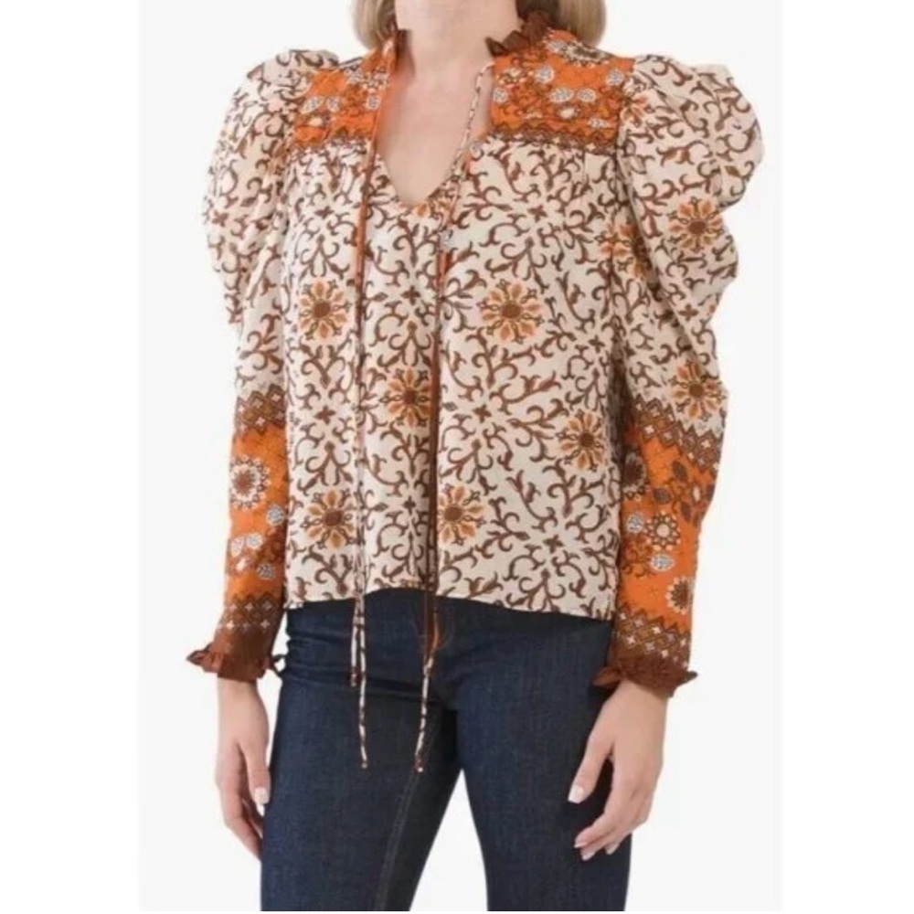 House of Harlow 1960 long sleeve blouse. EUC